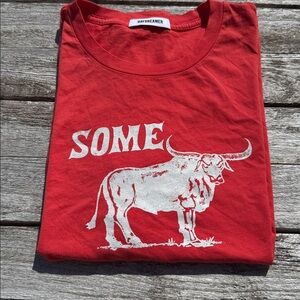 Daydreamer Some Bull Jersey Graphic red size XL NWOT
